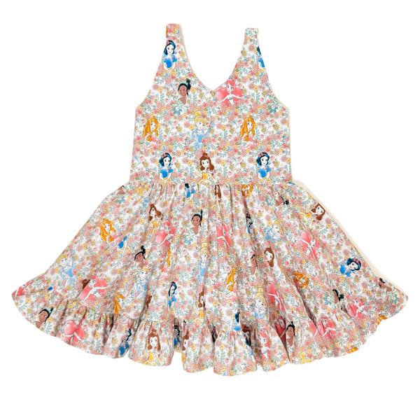 MILA I Ruffle Tank Dress I PRINCESS FLORAL