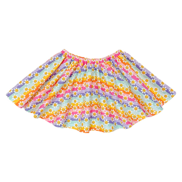 PENNY l Twirl Skirt I RAINBOW DAISY