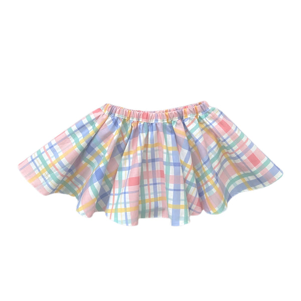 PENNY l Twirl Skirt I SPRING PLAID